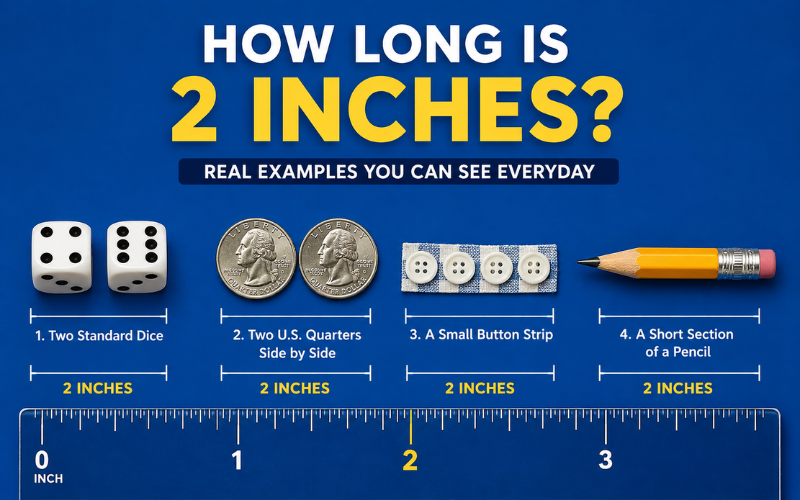 how long is 2 inches