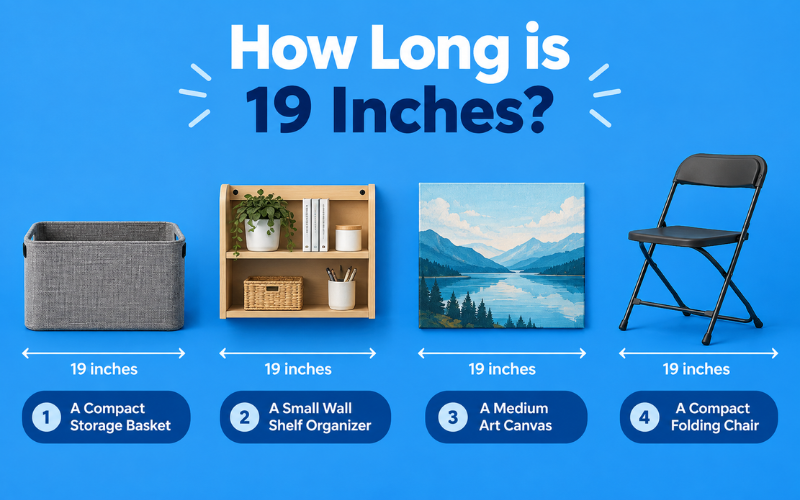 how long is 19 inches