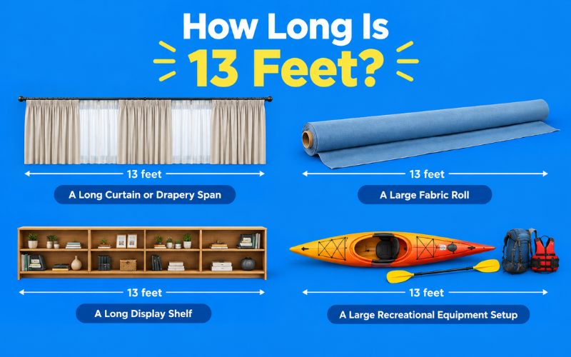 how long is 13 feet