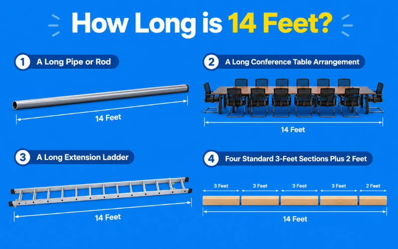 how long is 14 feet