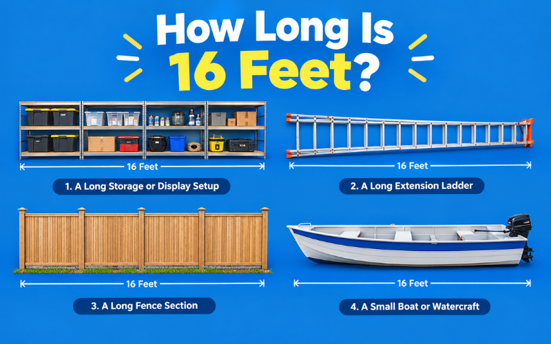 how long is 16 feet