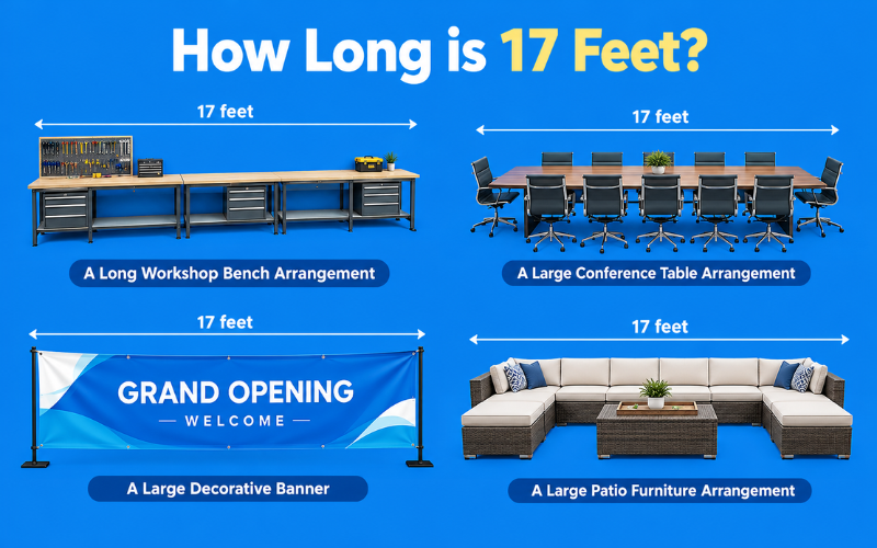 how long is 17 feet