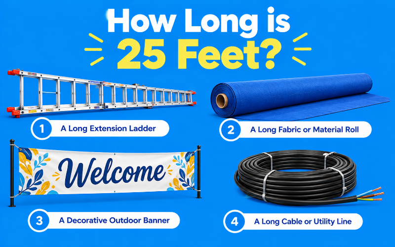 how long is 25 feet