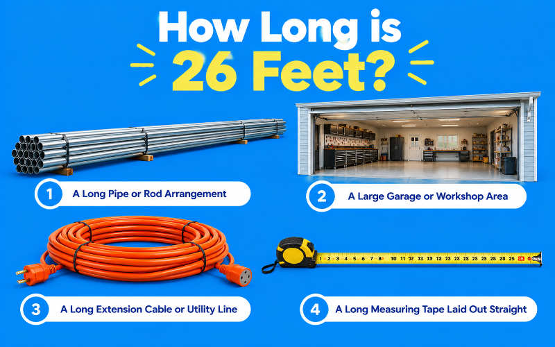 how long is 26 feet