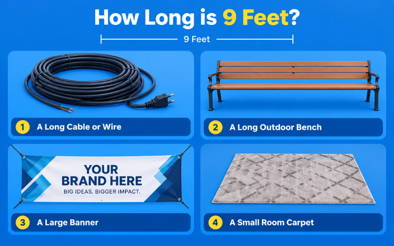how long is 9 feet